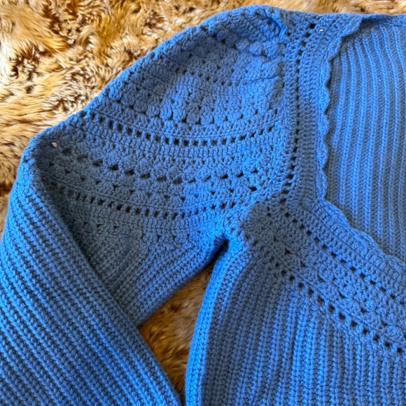 Sezane Moira Jumper Bleu D'hiver - Size L - Picture 4 of 8